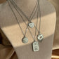 Steel Round Eye Necklace