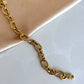 Steel Textured Chain Bracelet