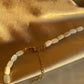 Mother of Pearl Baguette Necklace