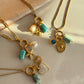 Amazonit Charm Kolyeler