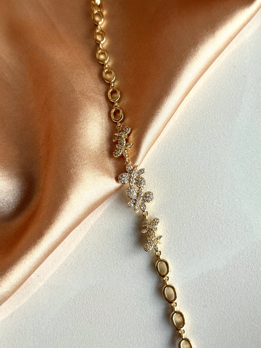 Kelebekli Bileklik 14 Ayar Serisi