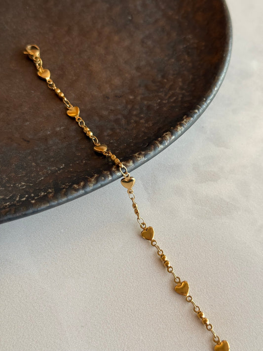 Çelik Kalp Bileklik