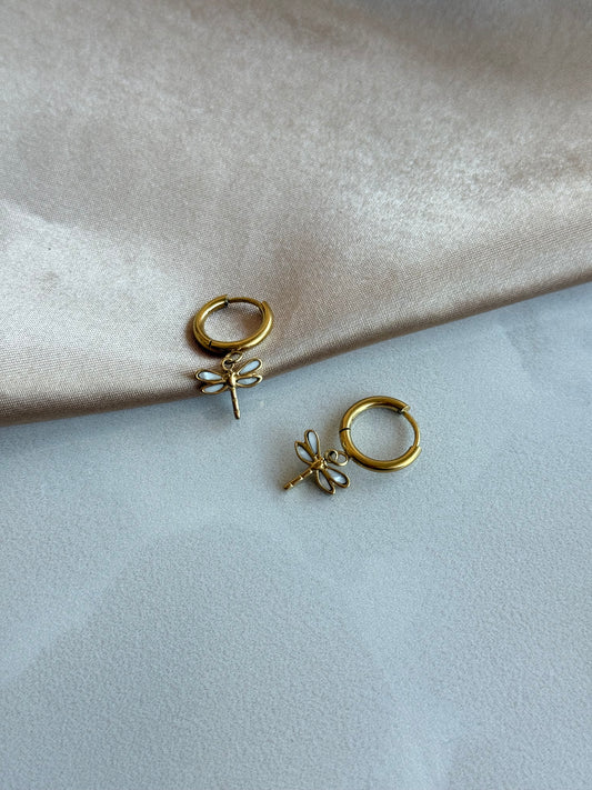 Çelik Yusufçuk Küpe