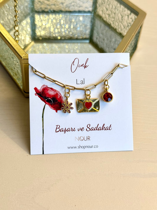 Doğum Ayı Charm Tasarım Bileklik