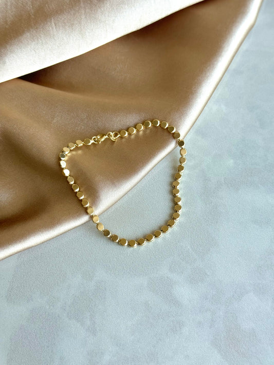 Pul Zincir Bileklik 14 Ayar Serisi