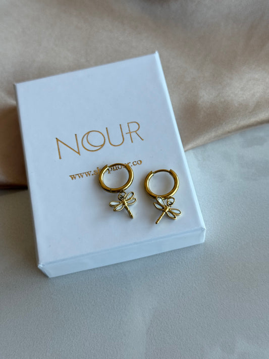 Çelik Yusufçuk Küpe