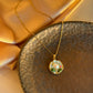 Flower Portrait Necklace
