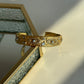 Vintage Steel Embroidered Cuff Bracelet