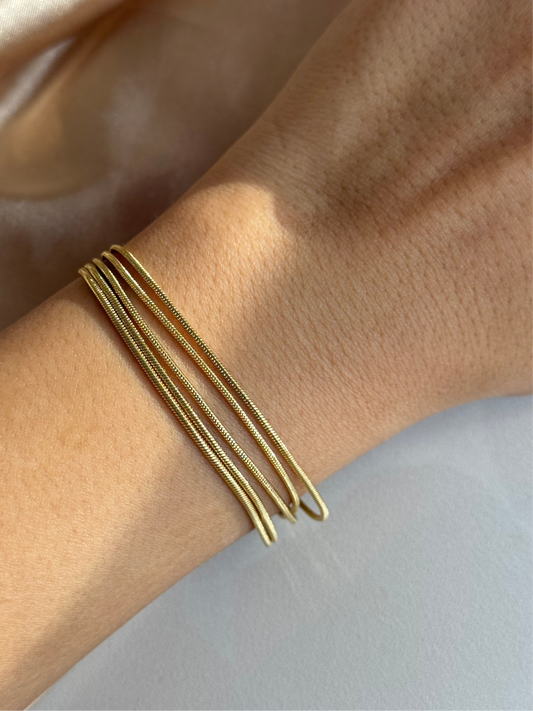 Çelik Çok Zincirli Bileklik