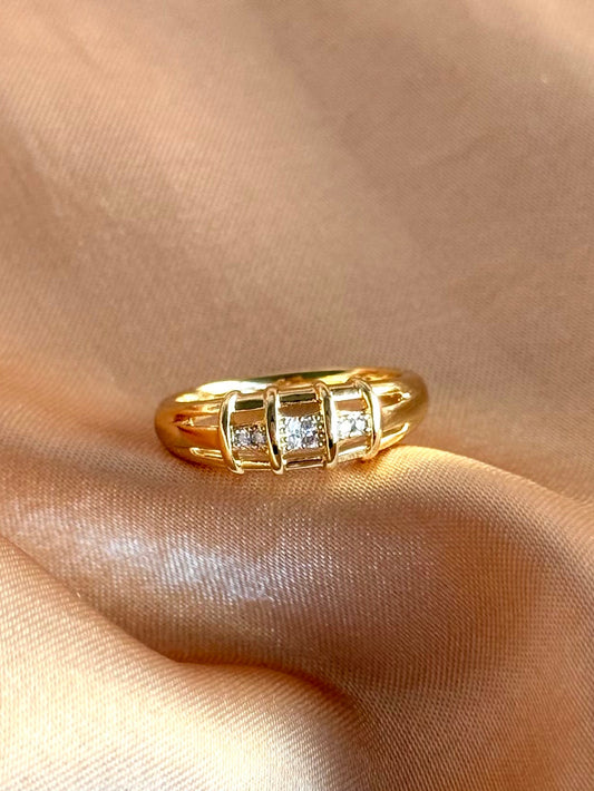Vintage Taşlı Yüzük 14 Ayar Serisi