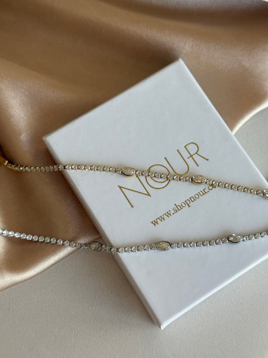 Çelik Oval Su Yolu Bileklik