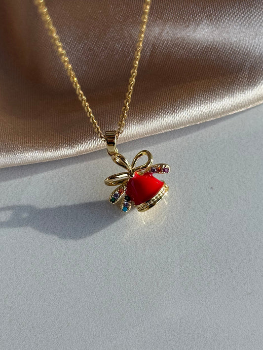 Renkli Taşlı Yılbaşı Kolye