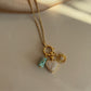 Amazonit Charm Kolyeler