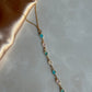Colorful Stone "Y" Necklace
