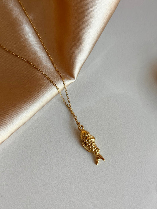 Çelik İri Balık Kolye