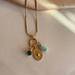 Amazonit Charm Kolyeler