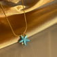 Murano Starfish Necklace