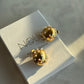 Steel Pearl Ball Earrings