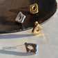 Steel Asymmetric Earrings