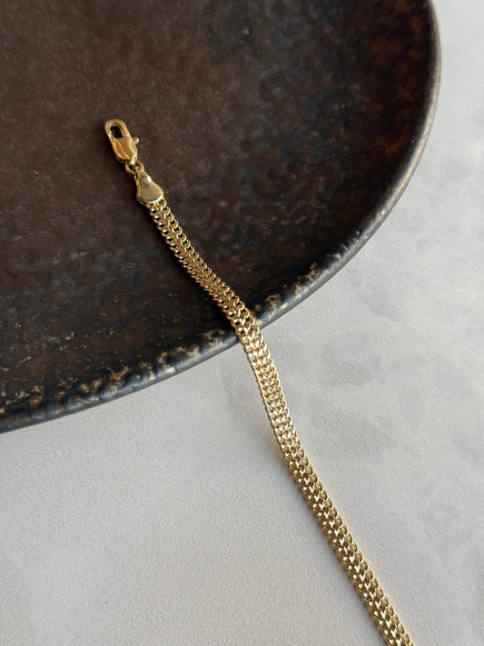 Örgü Zincir Bileklik 14 Ayar Serisi