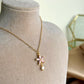 Pink Lotus Pearl Necklace