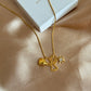 Angel Heart Star Charm Necklace
