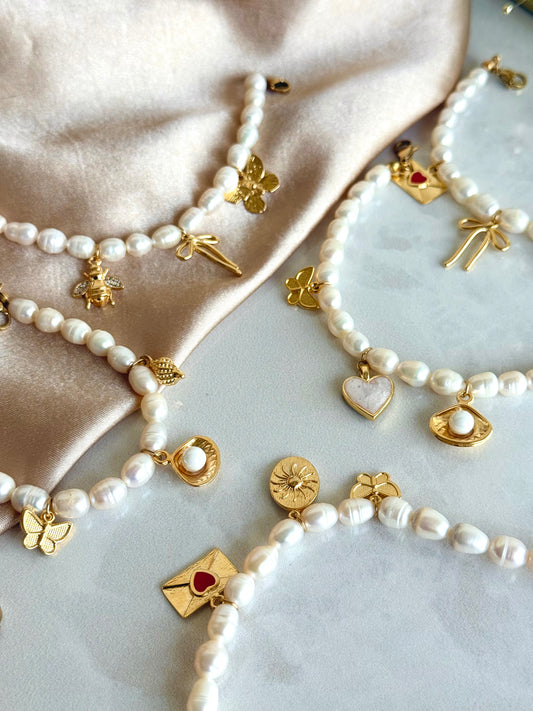 İnci Charm Bileklik