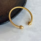 Steel Twist Cuff Bracelet