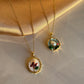Flower Portrait Necklace