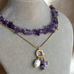 Amethyst Charm Necklace