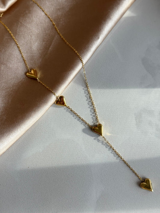 Çelik Bombe Kalp Y Kolye