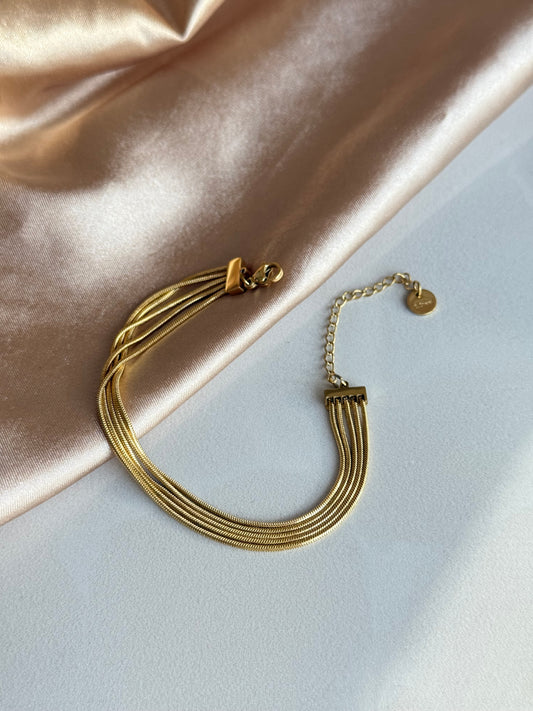 Çelik Çok Zincirli Bileklik