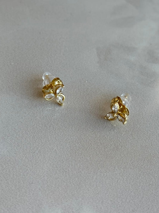 Çiçek Küpe 14 Ayar Serisi