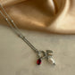 Steel Charm Necklace