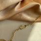 Steel Paperclip Anklet