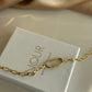 Steel Paperclip Anklet