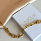 Steel Textured Chain Bracelet