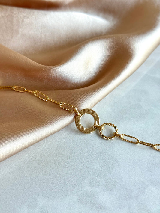 Çelik Yuvarlak Halka Bileklik