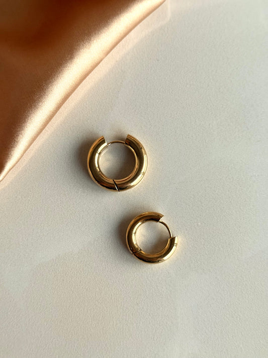 Çelik Bombe Halka Küpe