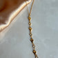 Stone Heart "Y" Necklace