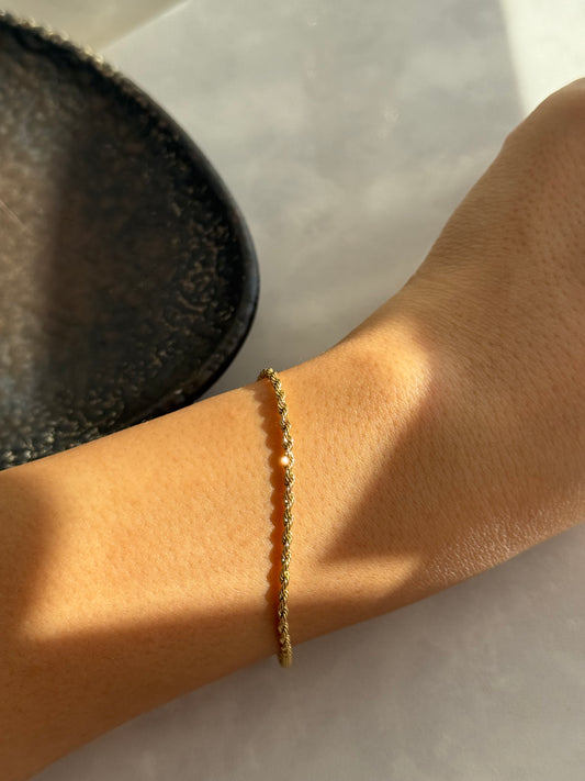 Çelik İnce Burgu Bileklik