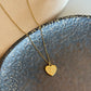 Steel Eye Heart Necklace
