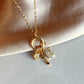 Anahtar Harf Kalp Charm Kolye