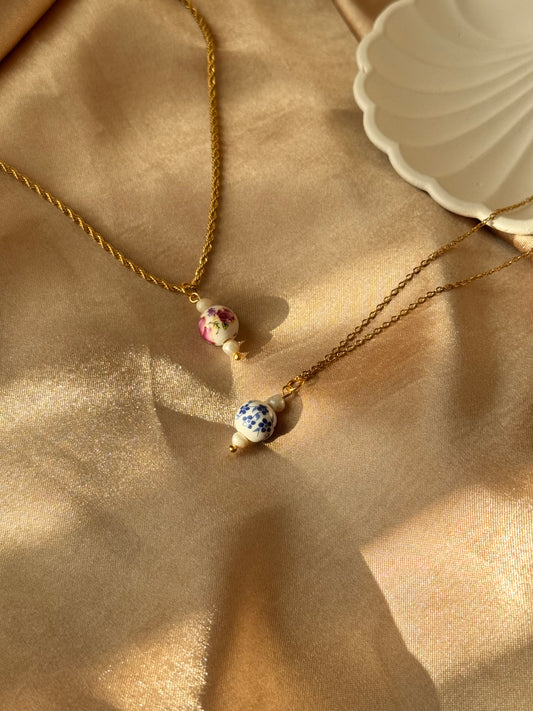 Porselen İnci Kolye