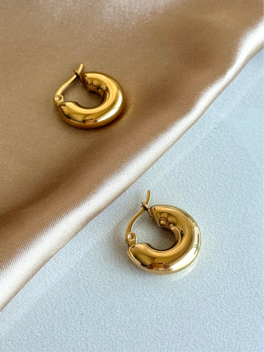 Çelik Bombe Halka Küpe