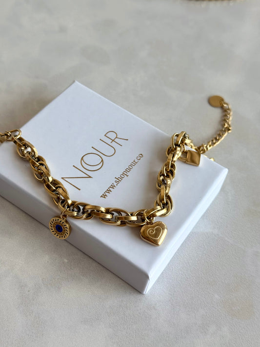 Çelik Charm Bileklik