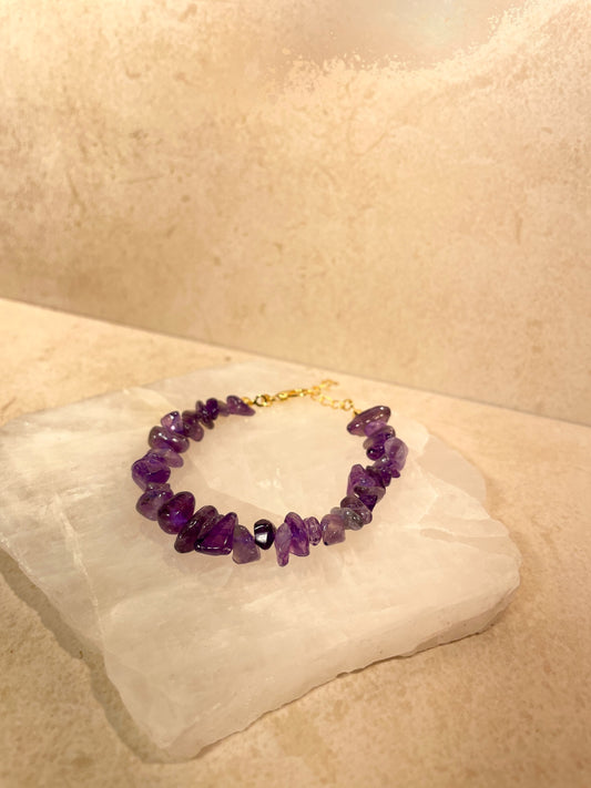 El Yapımı Doğal Kırık Taş Bileklikler