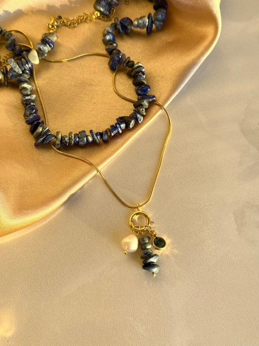 Lapis Lazuli Charm Kolye