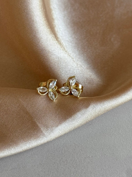 Çiçek Küpe 14 Ayar Serisi