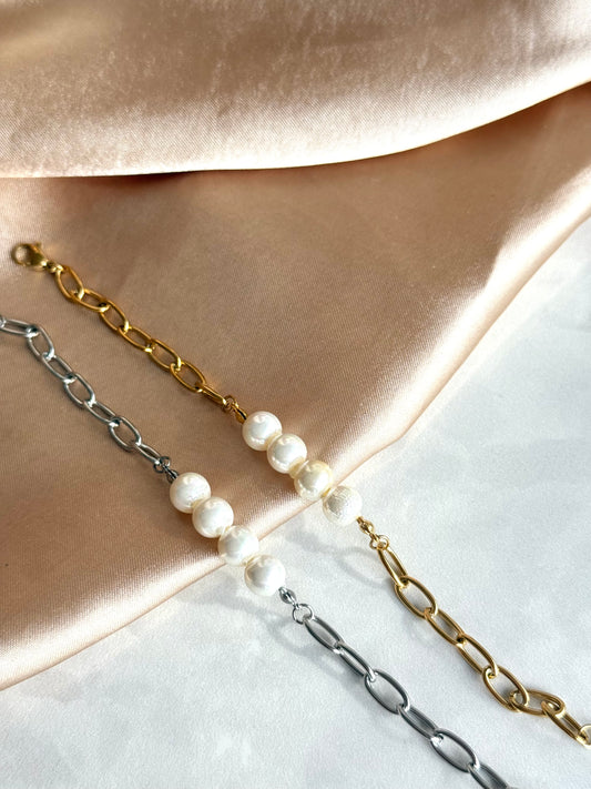 Çelik İnci Boncuk Bileklik